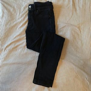 Black high rise jeggings from The Limited